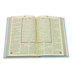 Koran in het Arabisch en Nederlands -blauw - Islamboekhandel.nl