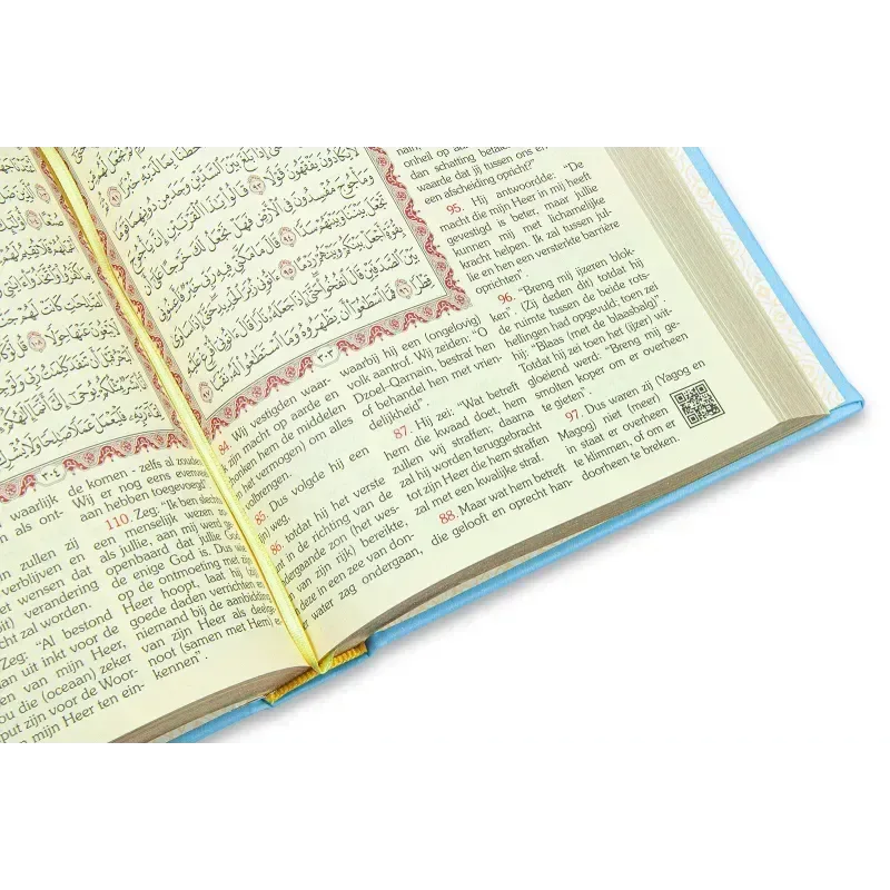 Koran in het Arabisch en Nederlands -blauw - Islamboekhandel.nl