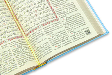 Koran in het Arabisch en Nederlands -blauw - Islamboekhandel.nl