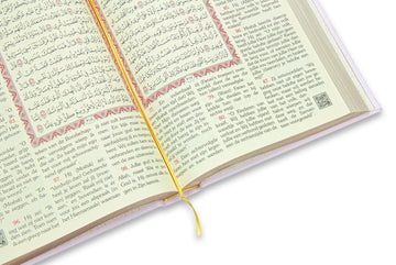 Koran in het Arabisch en Nederlands -roze - Islamboekhandel.nl