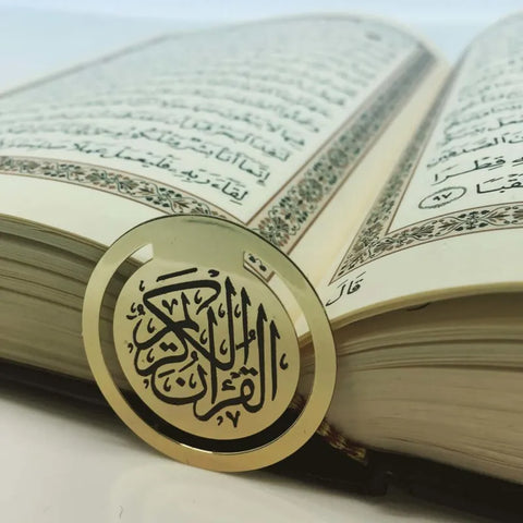 Koran boek clip Goud Al Umma
