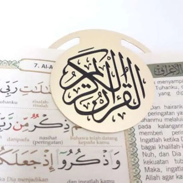 Koran boek clip Goud - Islamboekhandel.nl