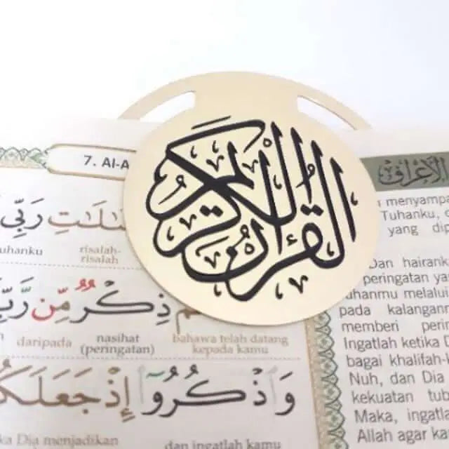 Koran boek clip Goud - Islamboekhandel.nl