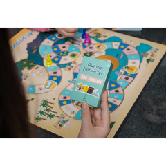 Alt tekst voor Koran familiespel wit goud card box met educatief spel voor familie