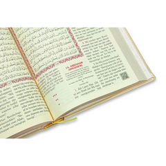 Koran in het Arabisch en Nederlands -beige