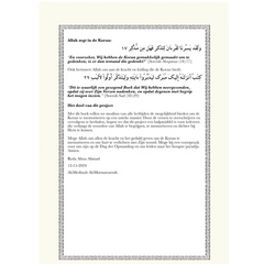 Koran Overtrekboek Djoez Tabarak - Islamboekhandel.nl