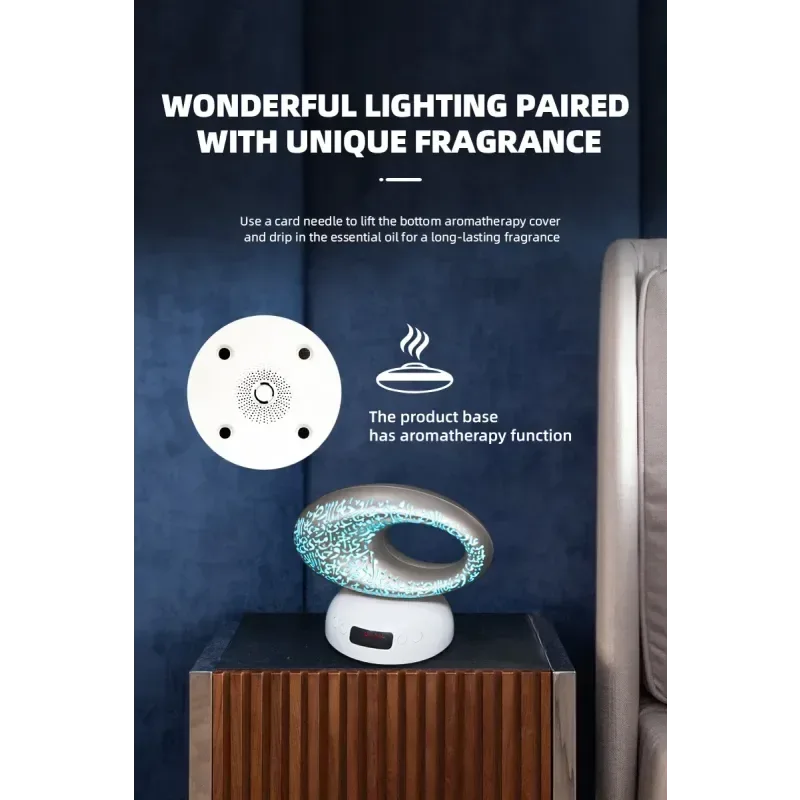 Koran speaker met aromatherapie functie en Azanklok (SQ606) - Islamboekhandel.nl