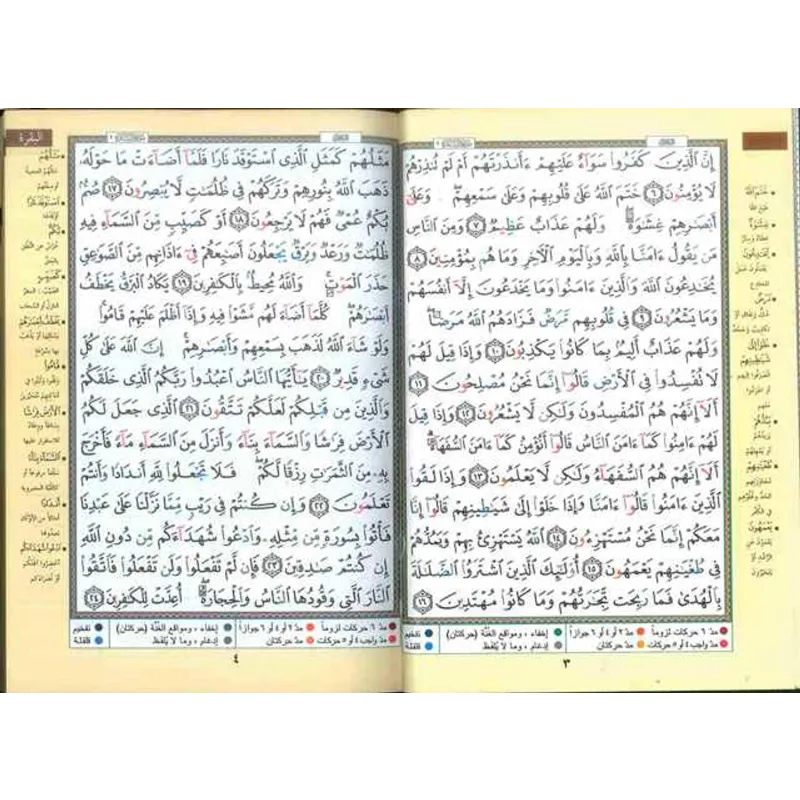 Open Koran Tajweed Medium Hafs, luxe uitgave van de heilige Koram met Arabisch Hafs