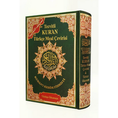 Koran tajweed -Turks/Tecvitli Kuranı Kerim - Boek