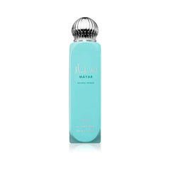 Turquoise spray Mayar Intense van Lattafa All met zilveren dop op productpagina