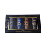 Lattafa asad collection 4 x 25 ml parfumset met zwarte en gouden flessen in verschillende kleuren