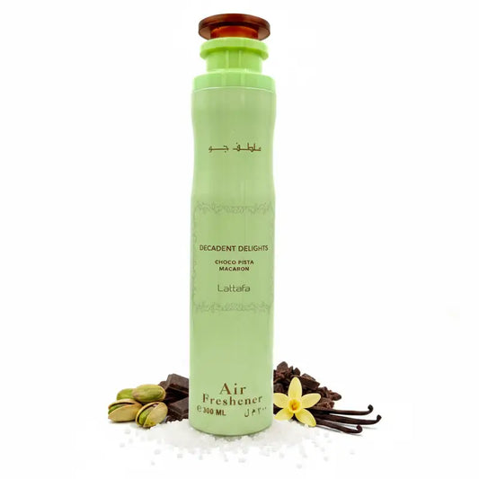Lattafa Choco Pista Macaron luchtverfrisser 300ml