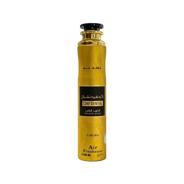 Lattafa Confidential Private Gold luchtverfrisser 300ml