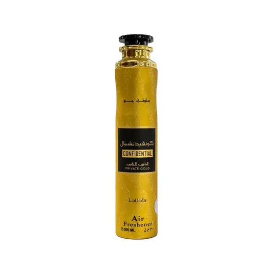 Lattafa Confidential Private Gold luchtverfrisser 300ml