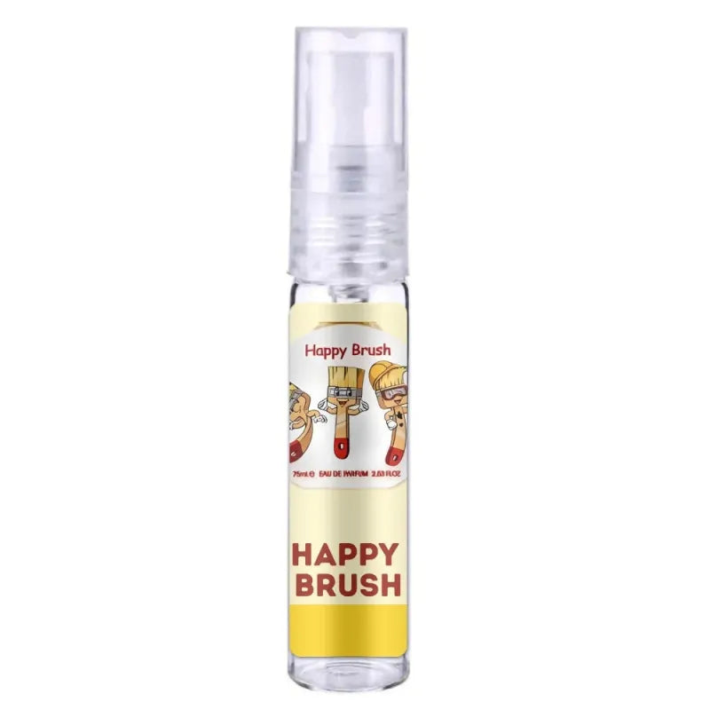 Clear sprayfles met cartoon brushes voor Lattafa Happy Brush verzorging product