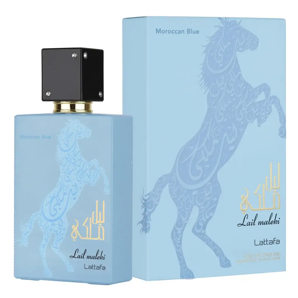 Lattafa Lail Maleki Moroccan Blue - Islamboekhandel.nl