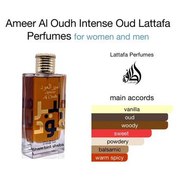 Lattafa Parfum Ameer al Oud Intense - Islamboekhandel.nl