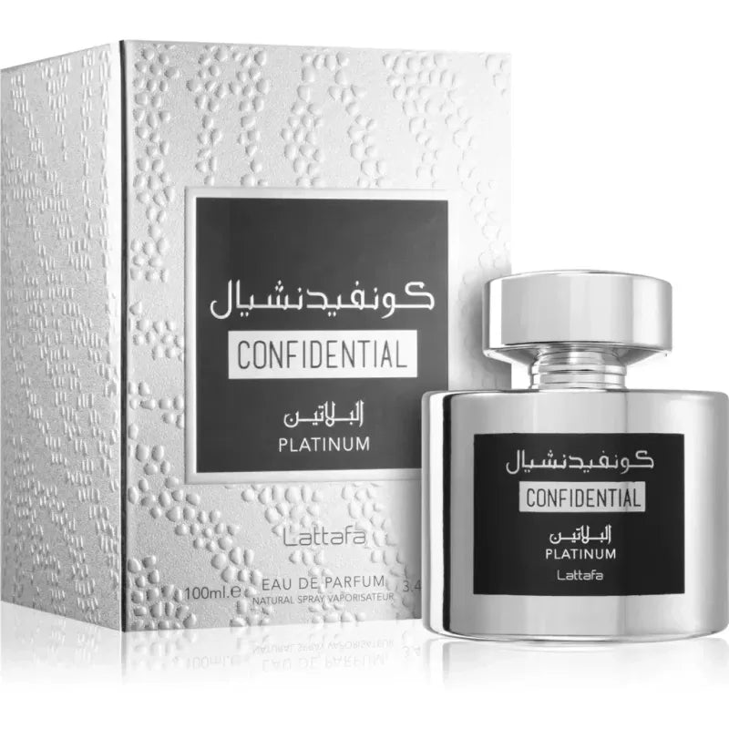 Lattafa Parfum Confidential Platinum - Islamboekhandel.nl