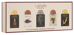 Lattafa Pride Cadeauset No.2 doos met 5 flesjes van 20 ml