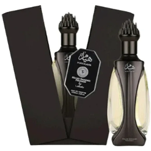 Perfume Flacons in een zwarte doos voor Lattafa Pride Hayaam geurproduct