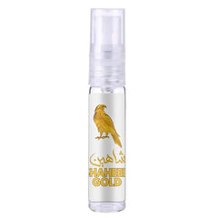 Gouden valkenparfumfles Lattafa Pride Parfum Shaheen Gold