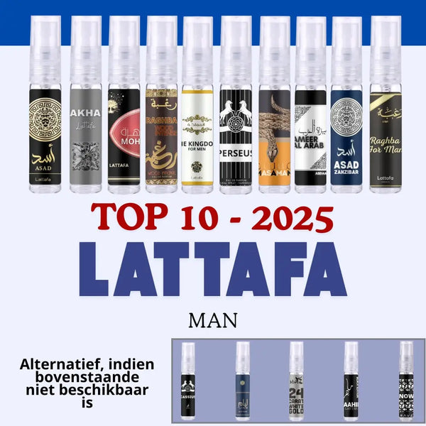 Lattafa Sampleset 2025 Heren - Islamboekhandel.nl
