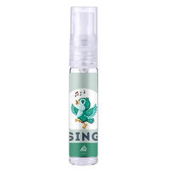 Heldere sprayfles met vogellabel voor Lattafa Sing 75ml Edp voor kinderen