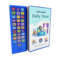 Interactief kinderboek met geluidknoppen voor het leren van dagelijkse dua’s - Imaankidz