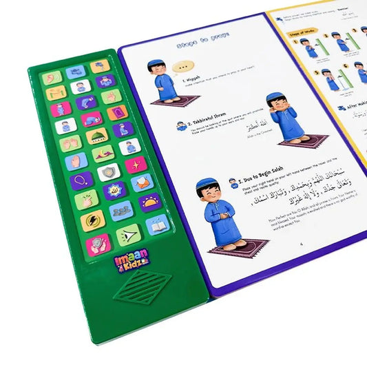 Let’s Learn Daily Prayers sound book -imaankidz - Islamboekhandel.nl