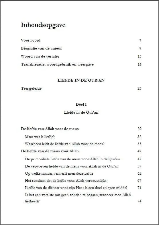 Liefde in de Quran en de rol van liefde in het leven van de mens - Islamboekhandel.nl
