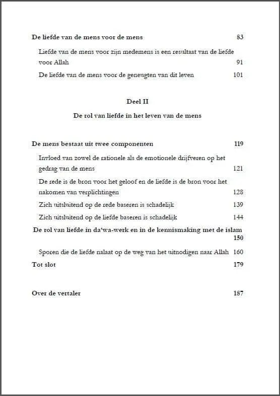 Liefde in de Quran en de rol van liefde in het leven van de mens - Islamboekhandel.nl