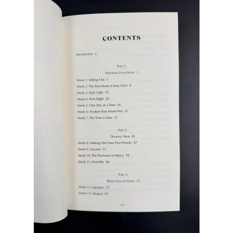 Inhoudsopgave van Living with the Qur’an door Mufti Menk