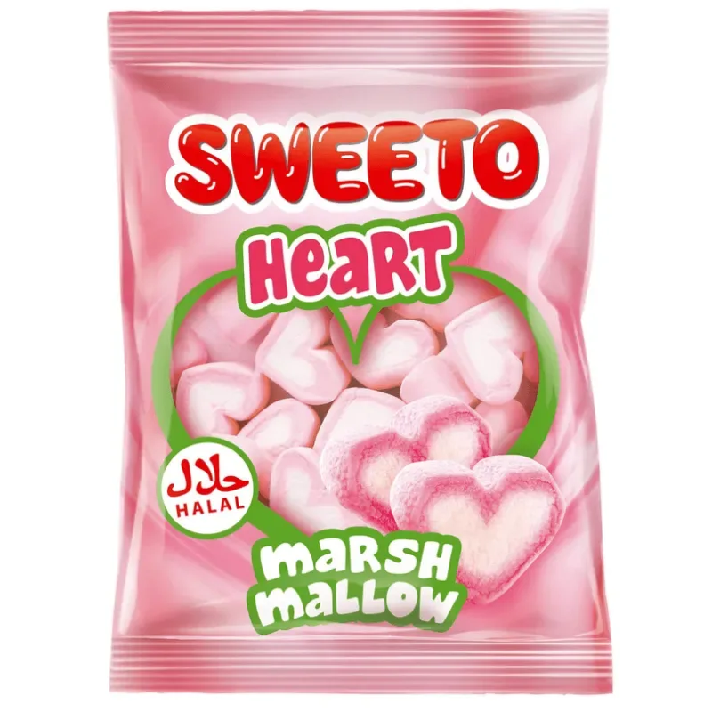 Lovely heart halal marshmallows snoep 60g - Islamboekhandel.nl