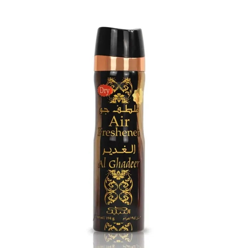 Luchtverfrisser al Ghadeer met arabische geur spray kan voor frisse aroma’s