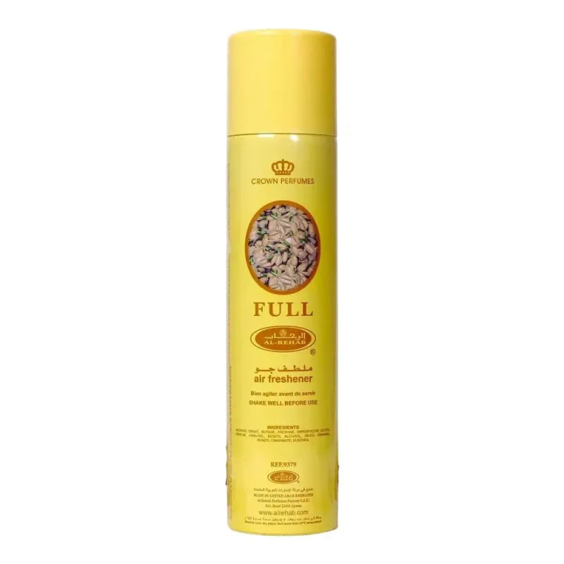 Geel luchtverfrisser Full can voor frisse geur en aromatische verfrissing