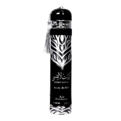 Black and silver luchtverfrisser Kalimat Latansa voor frisse geur in huis