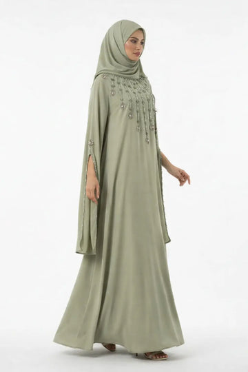 Luxe abaya strass