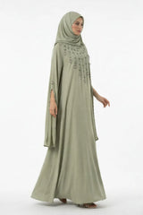 Luxe abaya strass