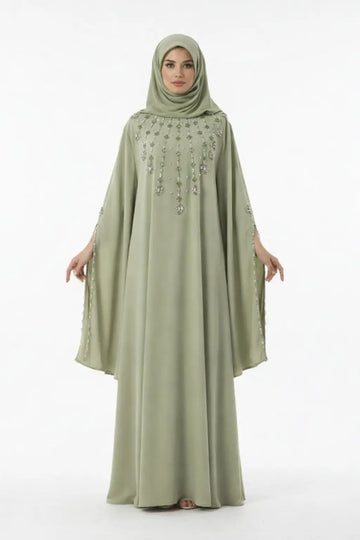 Luxe abaya strass