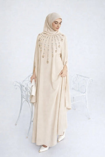 Luxe abaya strass