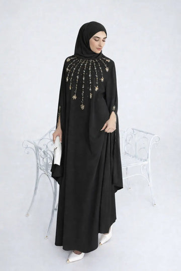 Luxe abaya strass