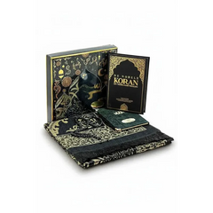 Luxe cadeauset (koran nederlands, gebedskleed, Yasin boekje en tasbih) - Islamboekhandel.nl