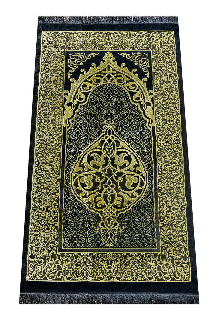 Luxe Cadeauset NL versie met zwarte gebedskleed, tasbih, Djoez amma, dua boekje, parfum, siwak - Islamboekhandel.nl