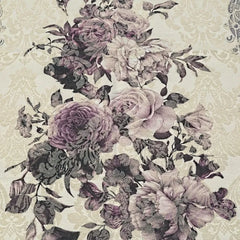 Luxe gebedskleed bloempatroon -grijs Ikranur