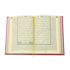 Luxe rode cadeauset met een engels/arabische koran en parfum - Islamboekhandel.nl