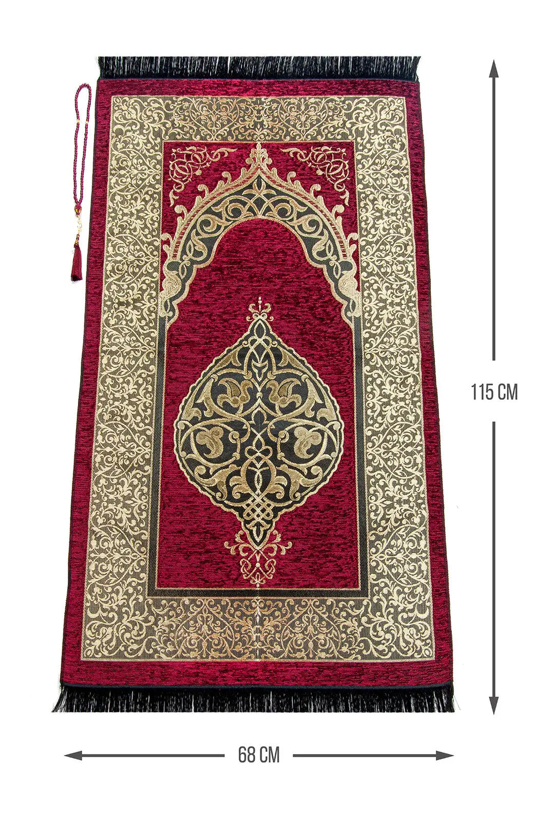 Luxe rode cadeauset met een engels/arabische koran en parfum - Islamboekhandel.nl