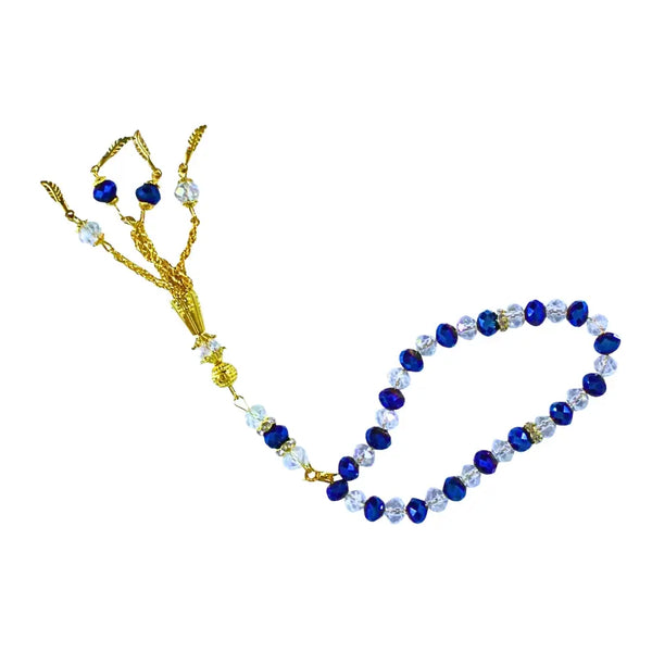 Luxe tasbih kristal 1 om 1 - Islamboekhandel.nl