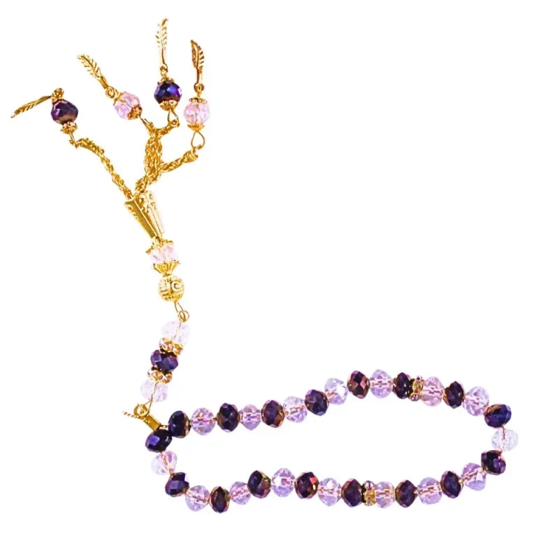 Luxe tasbih kristal 1 om 1 - Islamboekhandel.nl