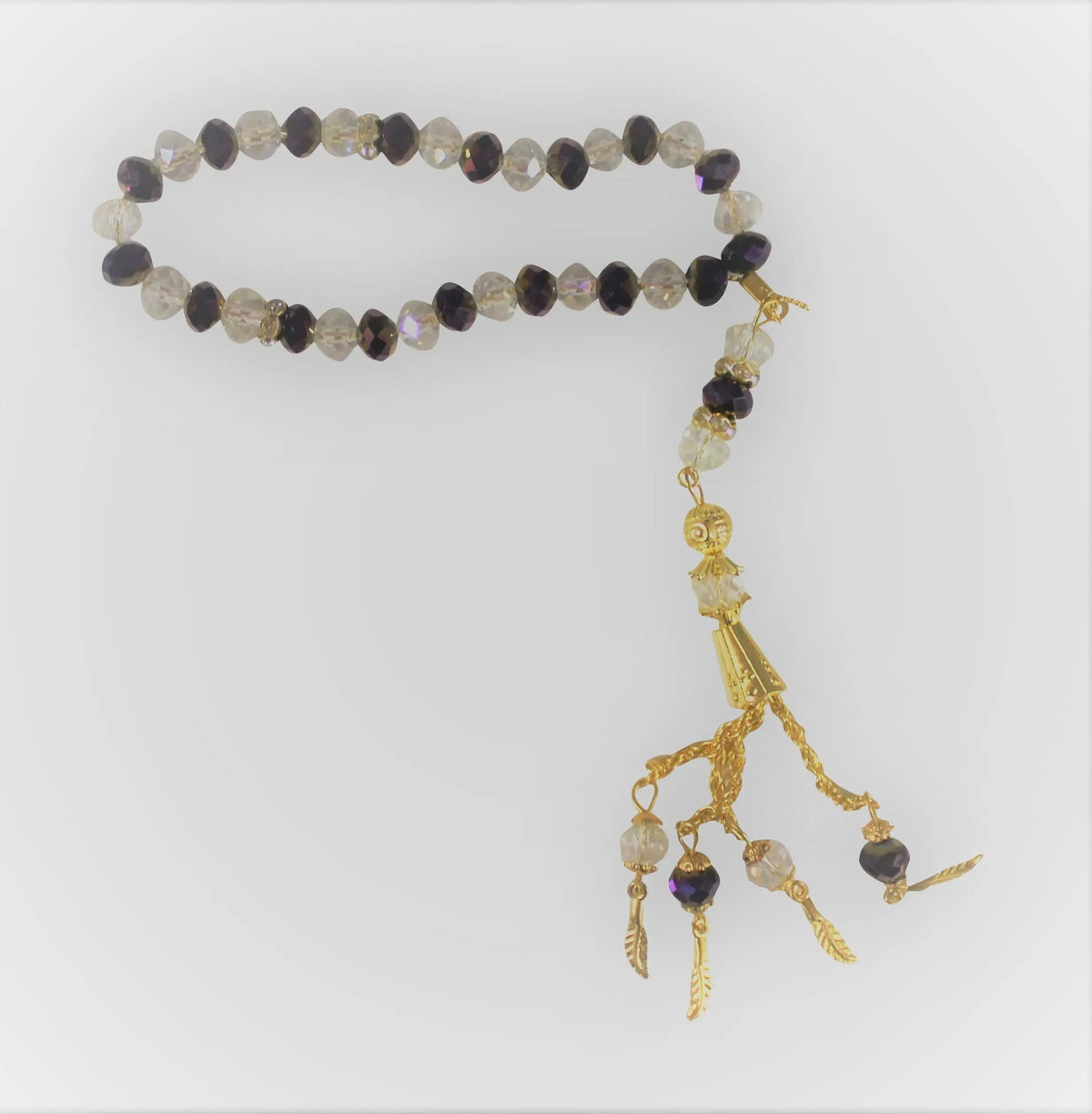 Luxe tasbih kristal 1 om 1 - Islamboekhandel.nl