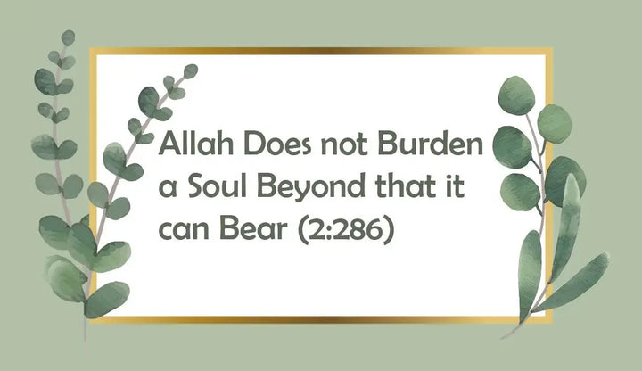 Magneet -Allah does not burden... - Islamboekhandel.nl